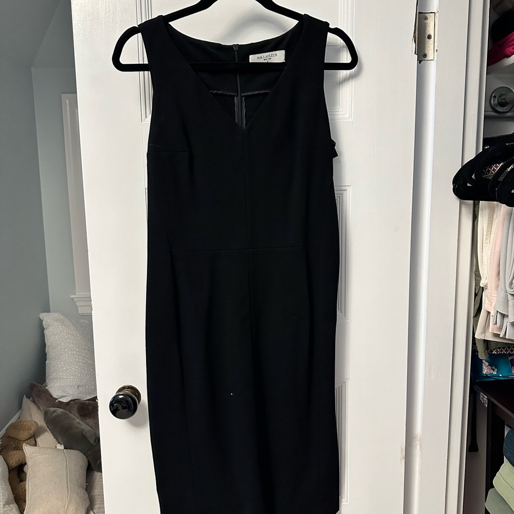MM Lafleur Elegant Black Midi Dress